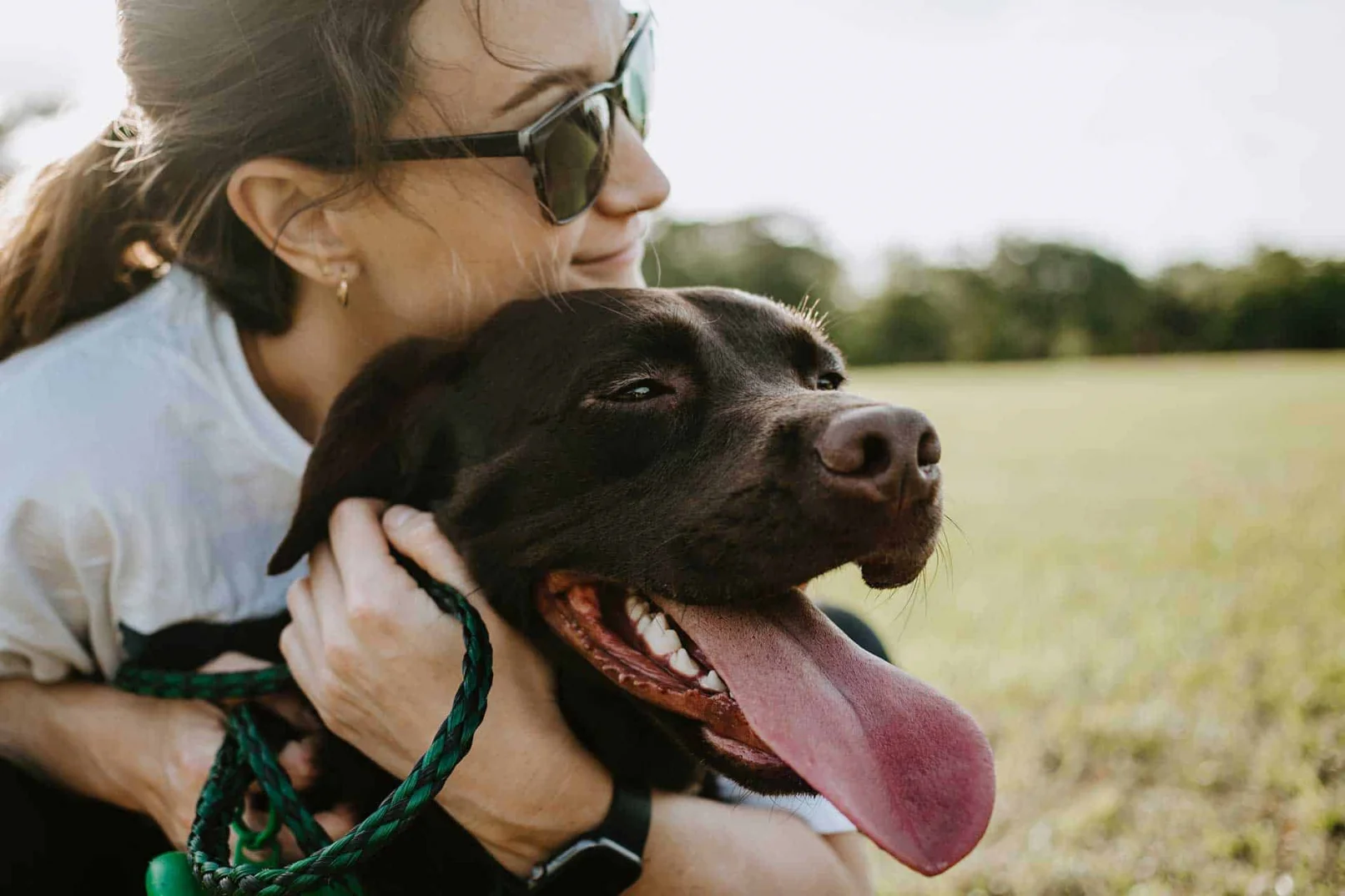 Woman With Dog